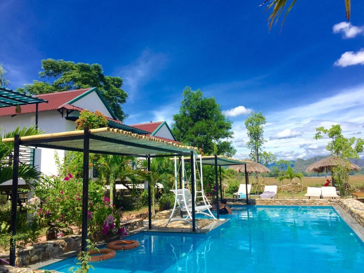 Palafita Bungalow Phong Nha Esterno foto