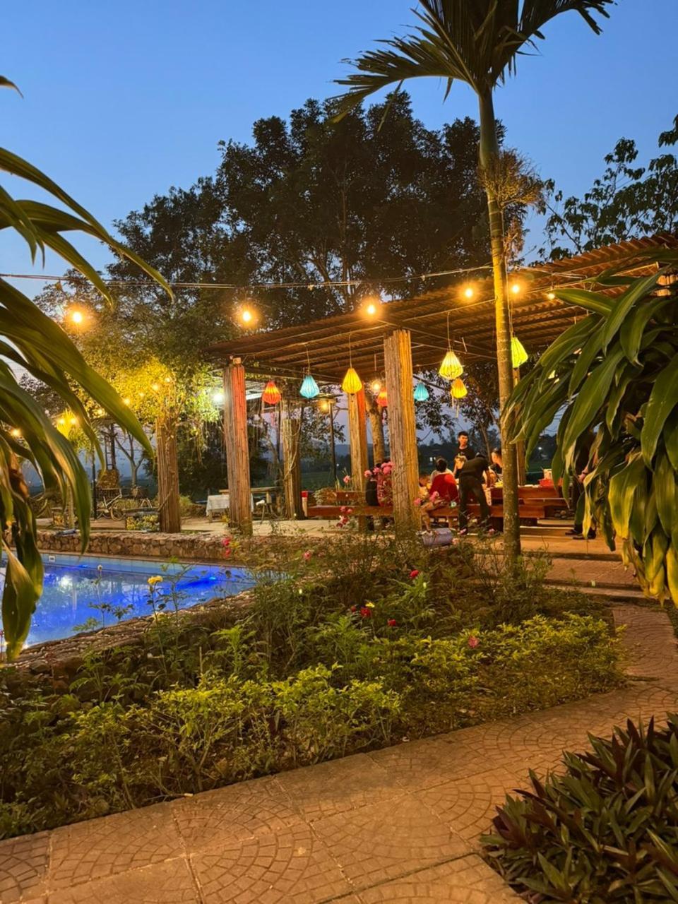 Palafita Bungalow Phong Nha Esterno foto